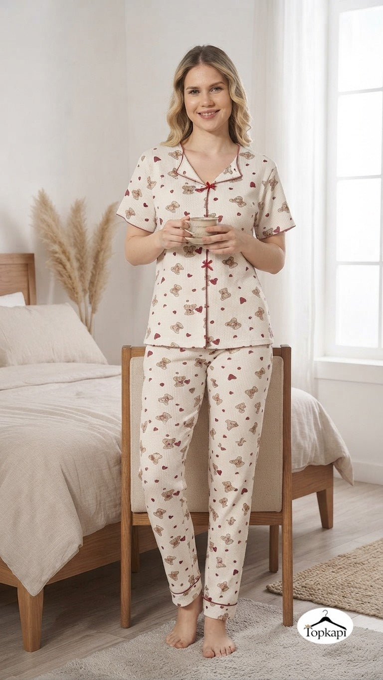 Loungewear Two-Piece Set – Cozy & Elegant 199211