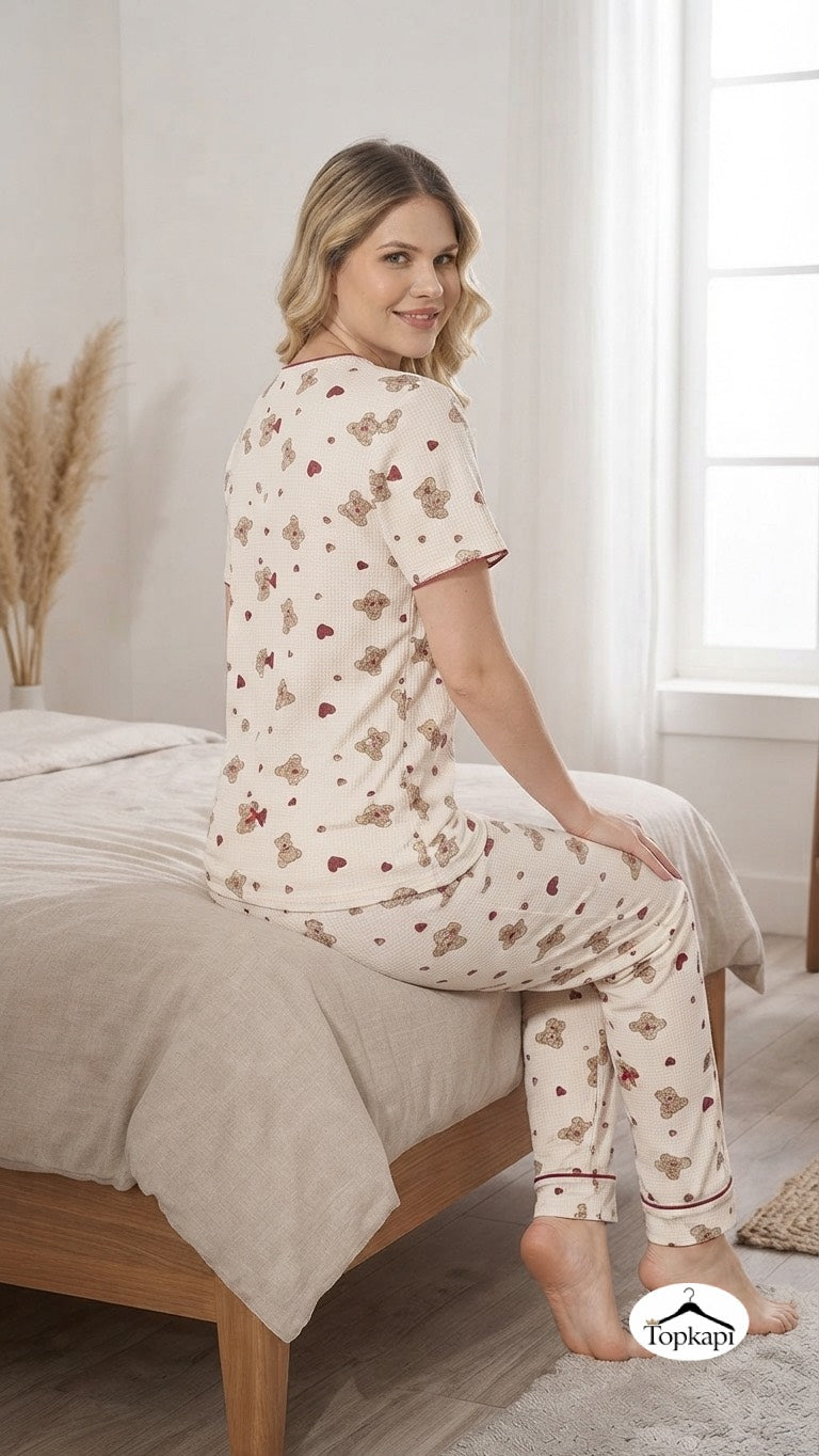 Loungewear Two-Piece Set – Cozy & Elegant 199211