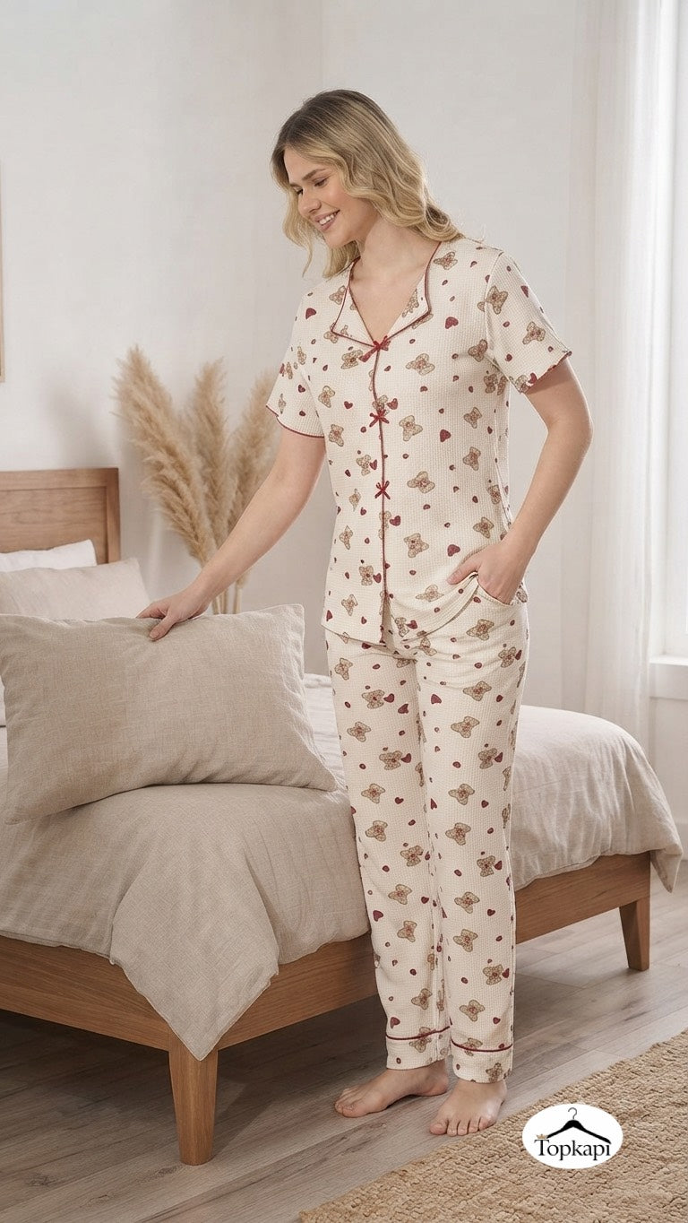 Loungewear Two-Piece Set – Cozy & Elegant 199211