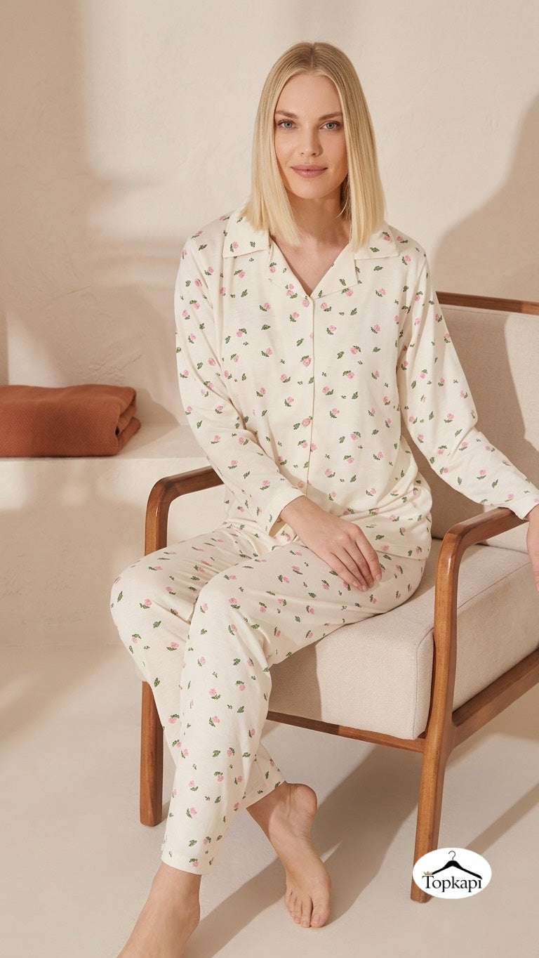 Loungewear Two-Piece Set – Cozy & Elegant 199206