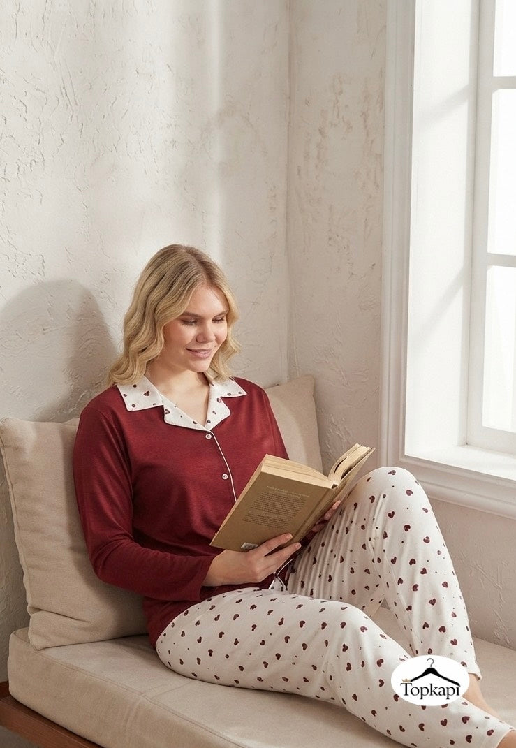 Loungewear Two-Piece Set – Cozy & Elegant 199205