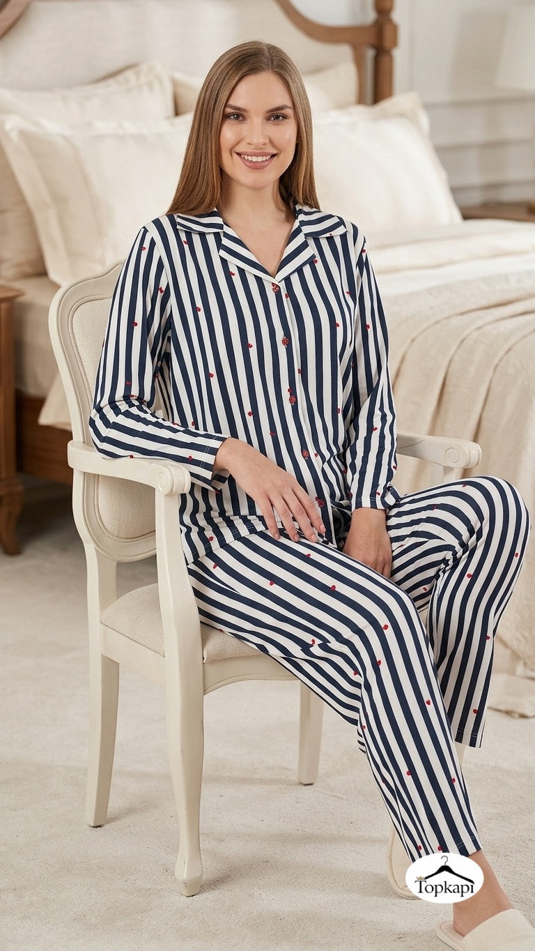 Loungewear Two-Piece Set – Cozy & Elegant 199207