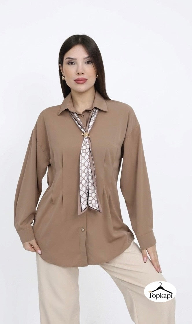 Elegant Blouse ( Brown ) 199201