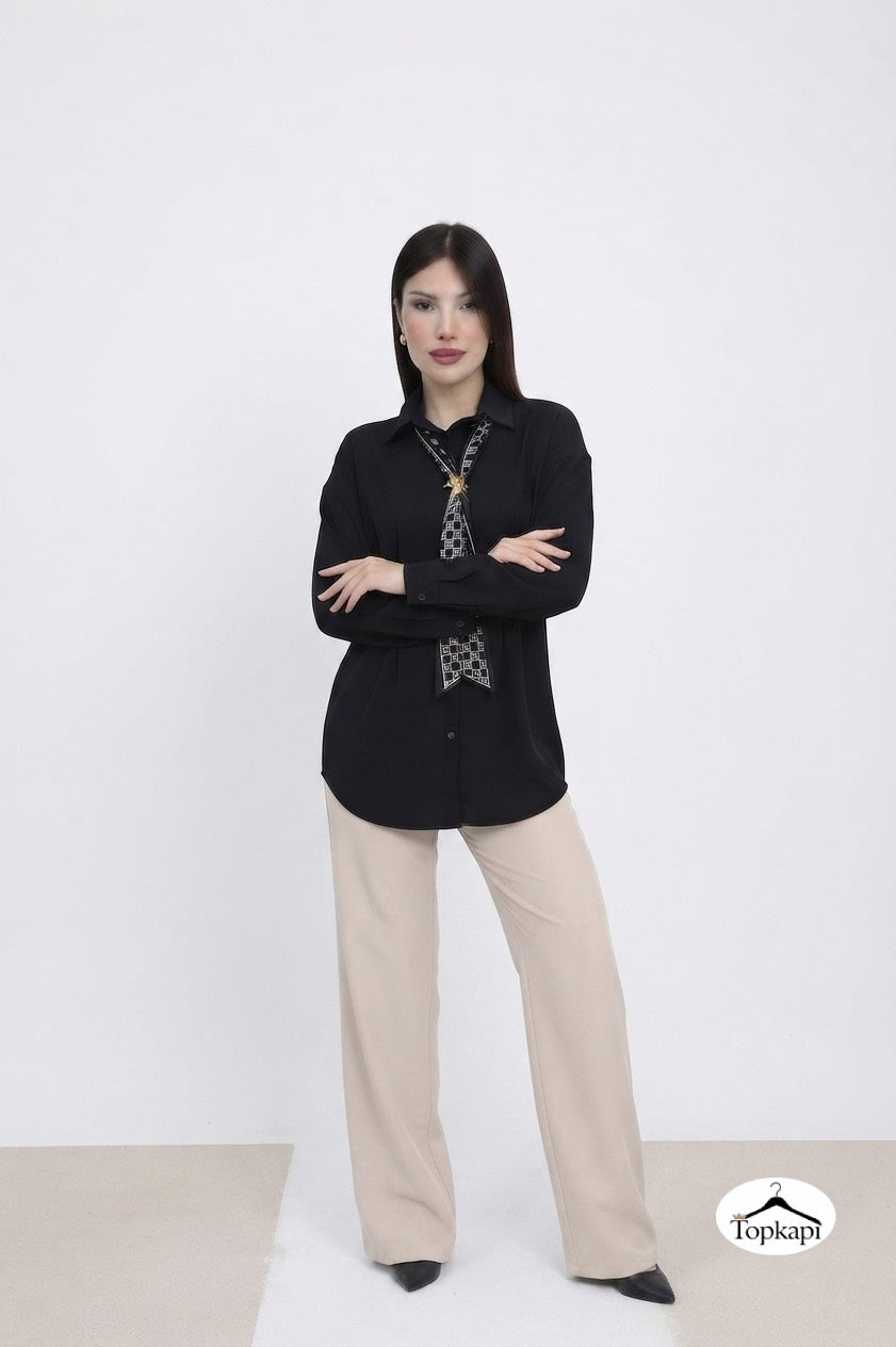 Elegant Blouse ( Black ) 199202